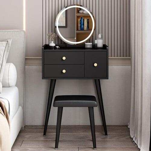 Bedroom Furniture Dressing Table Modern Minimalist Small Minimalist Dressing Table Light Luxury Advanced Vanity Set Dressers