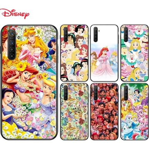 Silicone Cover Disney Princess For Realme 7i Global C2 C3 C11 C12 C15 C17 X2 X3 Superzoom X50 XT Q2 Q2i Pro Phone Case