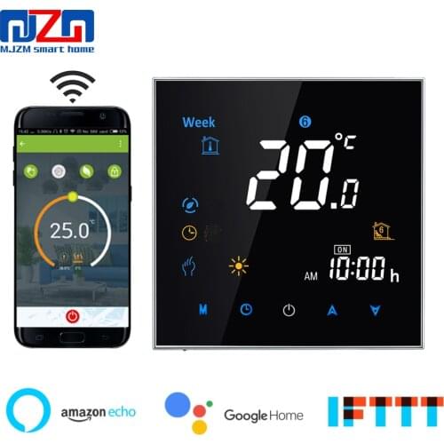 MJZM GL-3000 WiFi Thermostat for Gas Boiler Heating Programmable Digital Room Thermostat Temperature Regulator Dry Contact