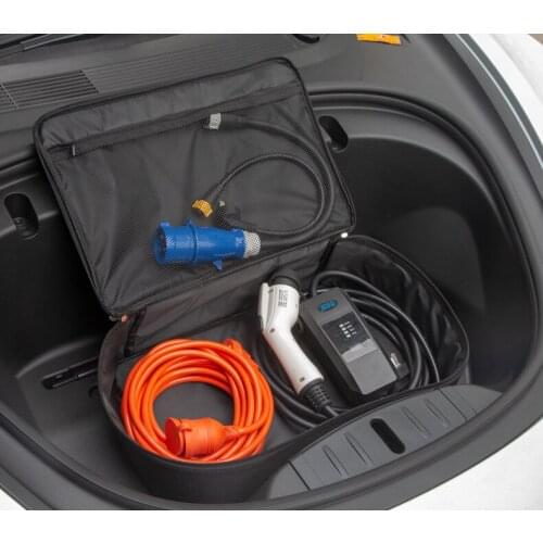 New Energy Vehicle Charger Storage Bag Antiskid Flame Retardant Oxford Cloth Tool Bag Universal Large Capacity Storage Box