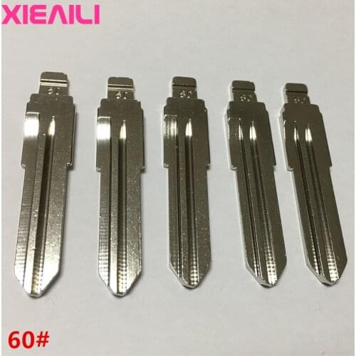 XIEAILI 20Pcs/lot 60# Metal Blank Uncut Flip KD Remote Key Blade For Fiat S209