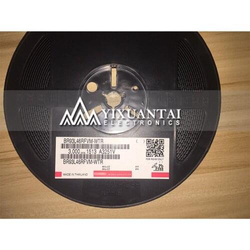 10pcs/lot 50pcs/lot 100pcs/lot Free Shipping! 100% New Original BR93L46RFVM-WFTR BR93L46RFVM BR93L46 R46 W MSOP8