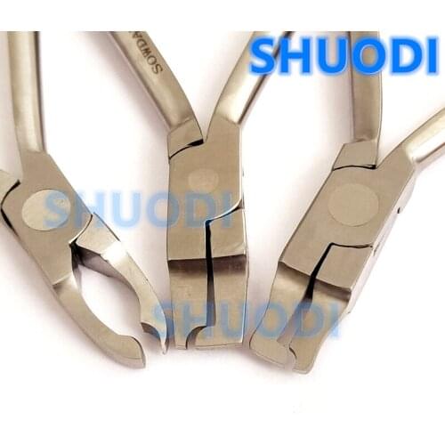 2 pcs/set Dental Lab Johson Plier Crown Crimping Contouring plier Metal Crown Plier forceps Dentist Tool Instrument