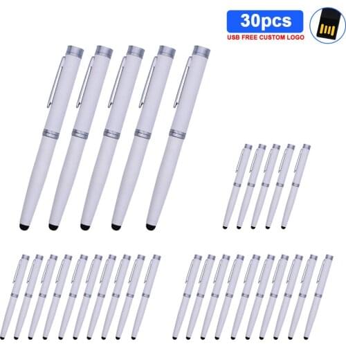 30pcs/lot Custom LOGO USB2.0 32GB 64GB Real Capacity USB Flash Drive 128GB Pendrive 16GB 4GB Pen Drive U Disk Flash Memory Stick