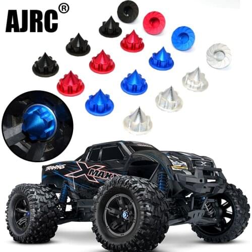 TRAXXAS 1/5 6S/8S X-MAXX aluminum alloy anti-loosening nut sharp-angled spine thorn internal knurling 22MM lock tire screw 4pcs