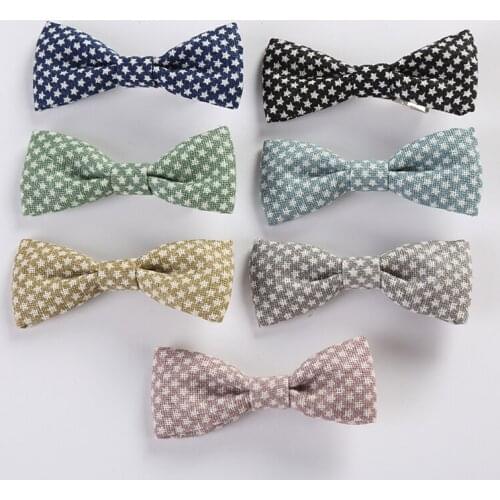 9PCS Sweet Girls Star Cotton Bows Hair Clips Baby Girl Print Hair Accessories 2019 New Toddler School Girls Hair Accessories