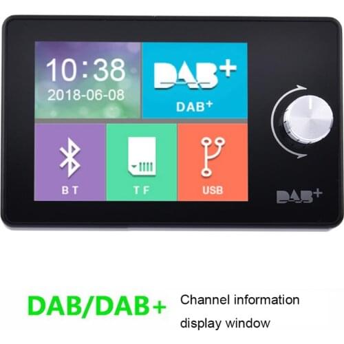 Car Europe Dab Plus Digital Broadcast FM Receiver Multiple Music Formats with 2.8 Inch Screen