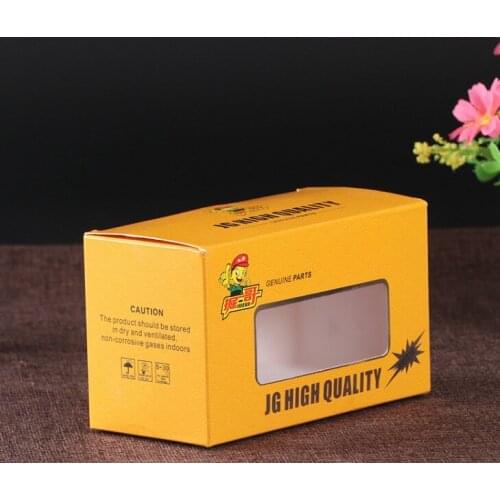 Fast delivery Customize Artificial Fingernails Foldable Paper Packing Boxes With Clear Pvc Windows ---DH10469