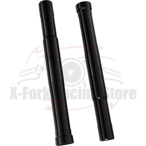 Black Front Fork Outer Tubes Pipes Bars Stanchions For SUZUKI GSX-R750 2006-2007 51131-02H00-000 493mm
