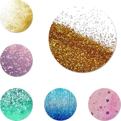 Girly Pink BLUE Snowfall Classic image paintings Icons Pins Badge Decoration Brooches Metal Badges For Backpack Decoration