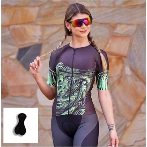 China Custom Road Quick Dry Apparel Customized Womens Biking Jersey Set, Summer Bicycle Cycling Wear Clothing Triathlon Jumpsuit