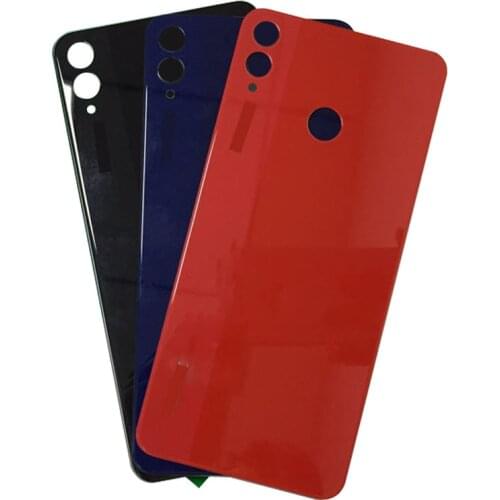 For Honor 8X Battery Cover Rear Glass Door Housing Case Back Panel No Camera Lens For HUAWEI Honor 8X Battery Cover