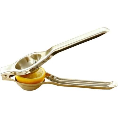 Kitchen gadgets stainless steel lemon juicer orange juicer manual juicer lemon clip color box