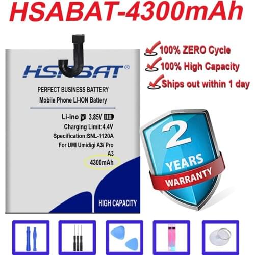 Top Brand 100% New 4300mAh Battery for UMI Umidigi A3 A3 Pro in stock