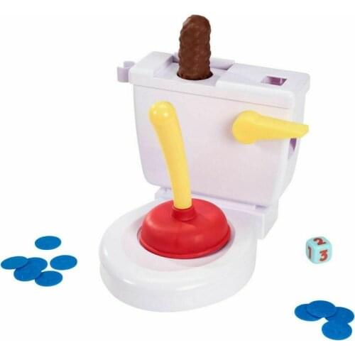 Mini Toilets Novelty Creative Funny Squirt Spray Water Toilets Strange New Peculiar Pooping Toilet Board Game Family Game Toys