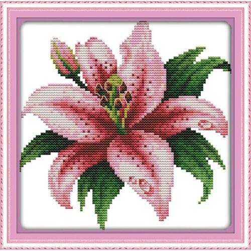 Joy sunday printed cross stitch kits 11CT 14CT Flowers Cross Stitch Sets DIY Cross stitch Kits embroidery Needlework Home Decor
