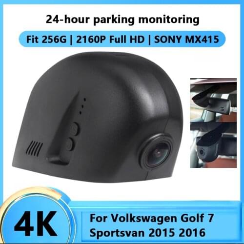 Novatek 96670 HD 2160P Car Wifi DVR Dash Cam For Volkswagen Golf 7 Sportsvan 2015 2016 Control by Mobile Phone App SONY IMX 415
