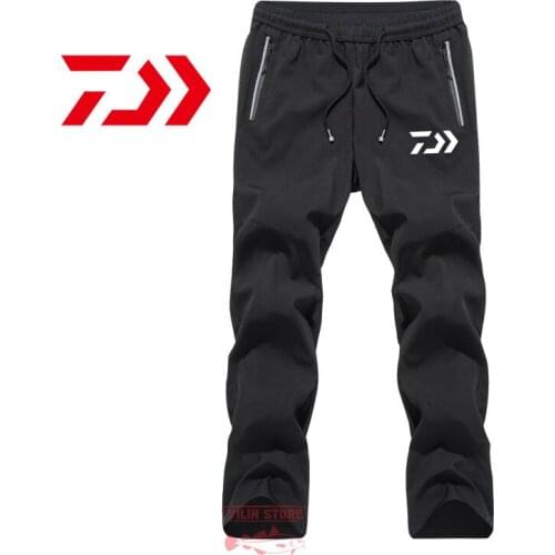 Daiwa Fishing Clothing Men Summer Fishing Pants Outdoor Sport Fishing Clothes Elastic Thin Breathable Quick Dry Fishing Pants