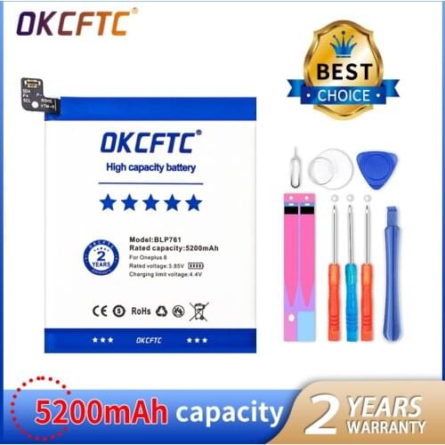 OKCFTC OnePlus 8 Phone Batteries