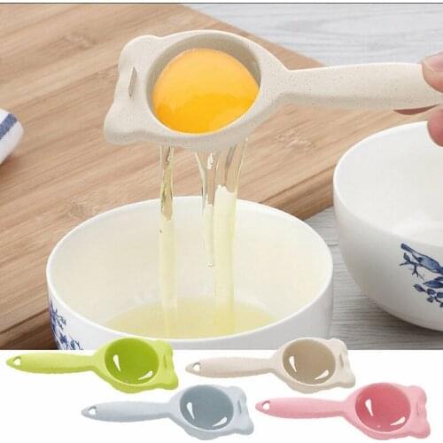 4 Colors Plastic Egg Tools Egg White Separator Egg Yolk Filter Protein Separator Home Kitchen Chef Dining Cooking Gadget