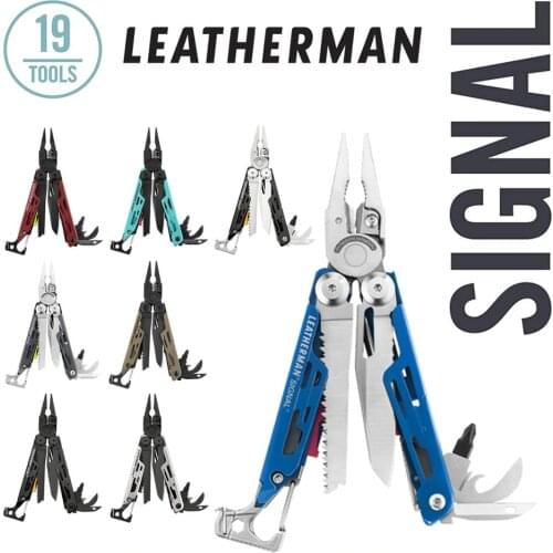 LEATHERMAN - SIGNAL Camping Multitool with Hammer, and Emergency Whistle - 8 Colors