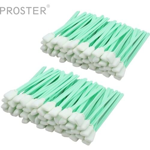 Proster For 100pcs Solvent Cleaning Swabs For Roland Mimaki Mutoh Epson Format InkJet Printer
