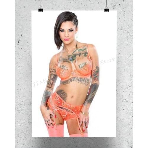 R0121 Bonnie Rotten 02 Star Sexy Beautiful Girl Model Wall Sticker Silk Poster Art Home Decoration