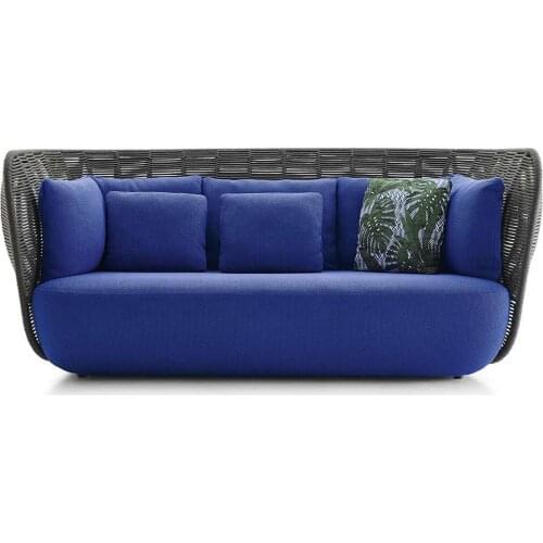 Garden furniture sofa for unique outdoor furniture set rattan wicker furniture