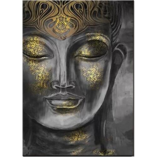 Diy 5D Golden Buddha Statue Full Square Diamond Painting Cross Stitch Kits Art Embroidery Mosaic High Quality ReligionZP-4862