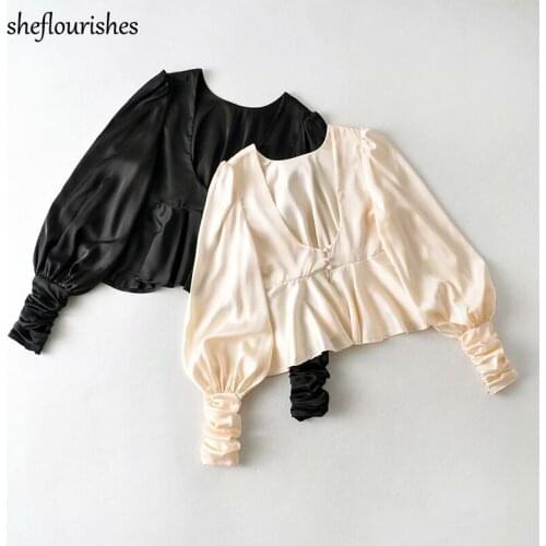 Sheflourishes Womens Satin Shirts