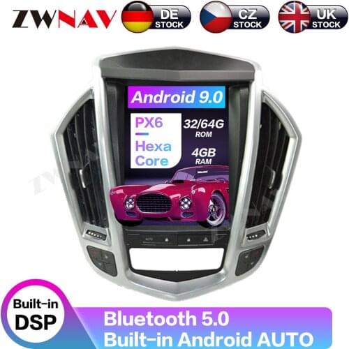 Verticl Tesla screen Android 9.0 Car multimedia player For Cadillac SRX 2009-2012 car GPS Navi WiFi audio radio stereo Head unit