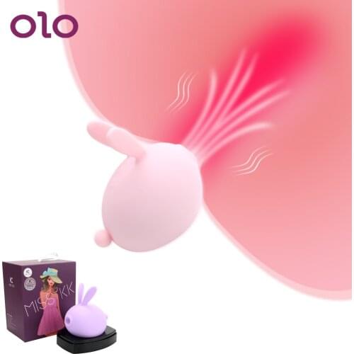03OLO Sucking Vibrator Sex Toys for Women Nipple Sucker Massage Clitoris Vagina Stimulator Rabbit Dildo Vibrator