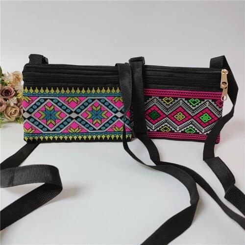 Women Top-handle Bags Embroidery Slant Purse Womens Bag Embroidered Bag Bag Slant Purse Bolso Mujer Handbags