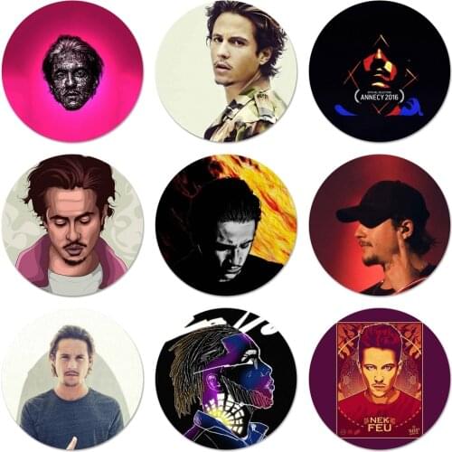 Nekfeu Rapper Icons Pins Badge Decoration Brooches Metal Badges For Backpack Decoration
