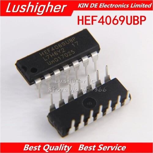10PCS HEF4069UBP DIP HEF4069 DIP14 New Original IC