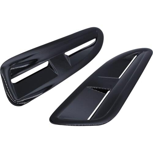 2 Pcs Universal Car Front Bonnet Vents Hood For Jaguar XKR/XK8 Air Vent ABS Sturdy Car Modified Parts Hood Scoop Car Decoration