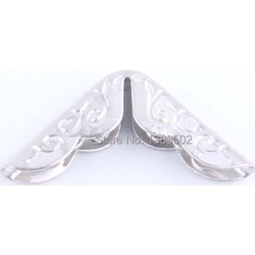 30pcs/lot silver color Metal practical Corner note Book Scrapbooking Albums menu Corner Protectors