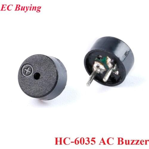 5pcs Passive Buzzer HC-6035 AC 1.5V-3V 6*3.5mm 6x3.5mm Mini Piezo Buzzers For Arduino DIY Electronic
