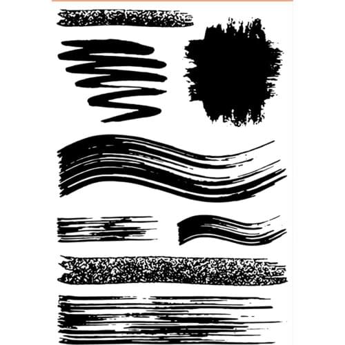 11x16 Sketch map Transparent Clear Rubber Stamp Sheet Cling Scrapbooking Photo Album PaperCard DIY Craft