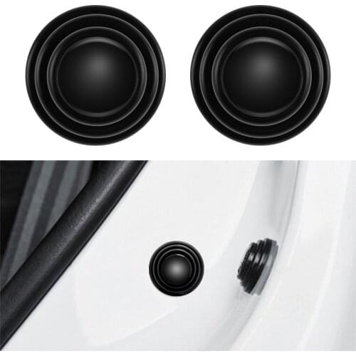 Car Door Shock Stickers Absorber For Mitsubishi ralliart Lancer 9 10 Asx Outlander asx 3 Pajero Sport L200 Badge Galant Styling