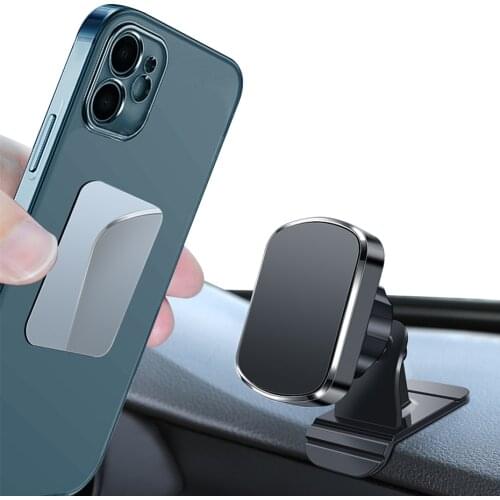 Magnetic Plate Car Phone Holder Small 360 Rotation Magnet Mount Mobile Cell Stand Telefon Bracket Support For iPhone Xiaomi