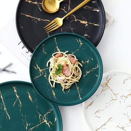 European Creative Ceramic Plate Tableware Household Steak Plate Western Plates Dessert Tray Dinner plates