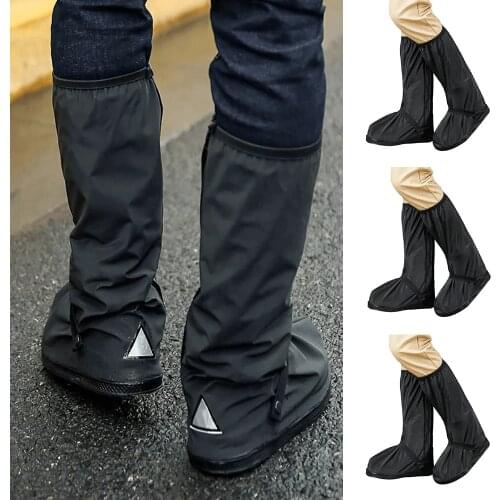 Hot Sell Creative Waterproof Reusable Motorcycle Cycling Bike Rain Boot Shoes Covers Rainproof Shoes Cover Rainproof Thick