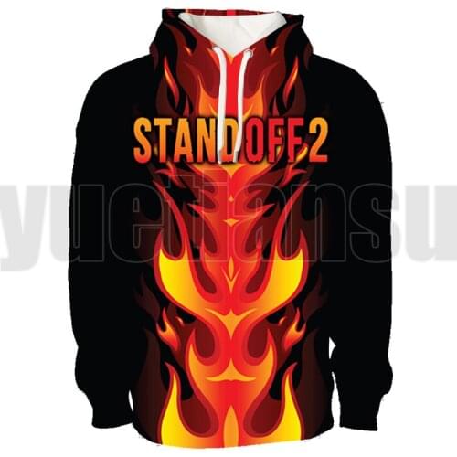 Men Game Standoff 2 Printed Hoodie Game Oversized Cool Jacket Unisex Pullovers Tops Boys/girls Brand Clothing Hooded Sweatshirt