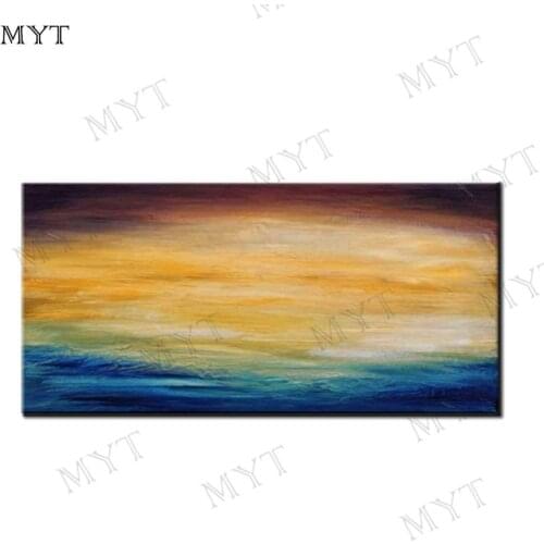 MYT Hand Painted Tree Oil Painting On Canvas Large Abstract Paintings For Living Room Modern Abstract Wall Art Pictures