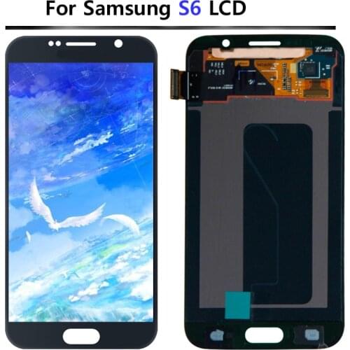 Super AMOLED Burn-in Shadow LCDs For Samsung S6 LCD Display For Samsung S6 G920 Display LCD Touch Screen Digitizer Assembly