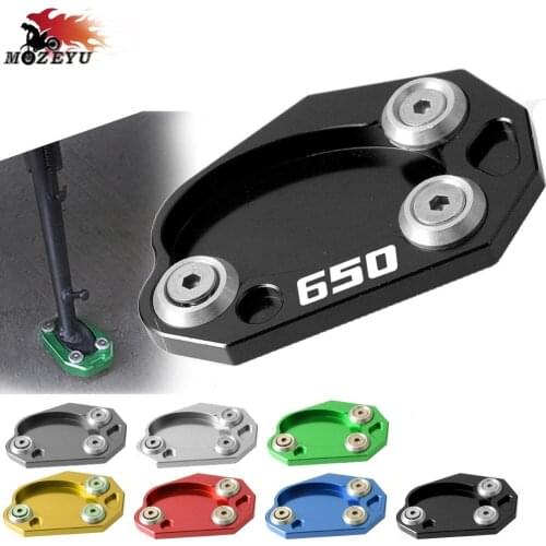 Kickstand Side Stand Enlarger Extension Pad Ninja 650 For Kawasaki Ninja650 2006 2007 2008 2009 2010 2011 2012 2013 2014 2015