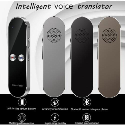 K8 Portable Smart Voice Translator Two-Way Real Time 68 Multi-Language Translation For Learning Travelling Meet For Android IOS