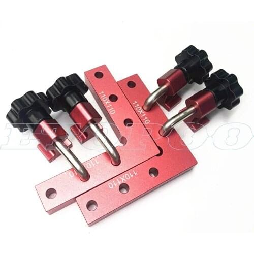 Woodworking 45/90 Degree Positioning Squares Right Angle Clamps Carpenters Square Ruler Height Gauge Board Fixture Clamp Ruler