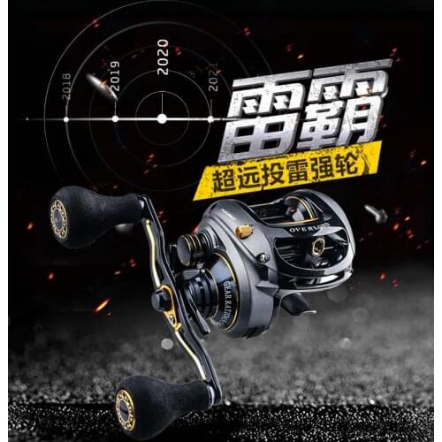 2020 New haibo OVERLOAD baitcasting fishing reel,magnetic brake,8kg drag,free shipping